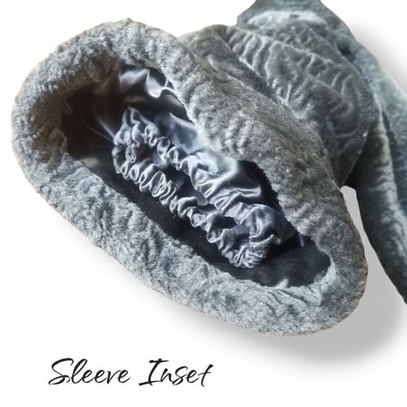 Borre by Fairmoor 50s Faux Persian Lamb Coat With Genuine Mink Fur Colla… - Picture 10 of 14